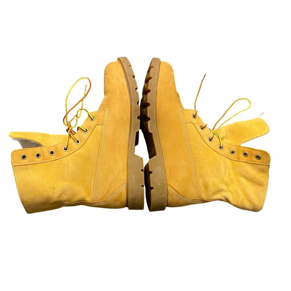 Timberland Teddy Roll Top PrimaLoft Waterproof Boots Wheat Women’s 9 Utility - Picture 10 of 11